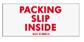 SCL-250  2X4 PACKING SLIP ENCLOSED WHITERED COPY LABELS 500/RL