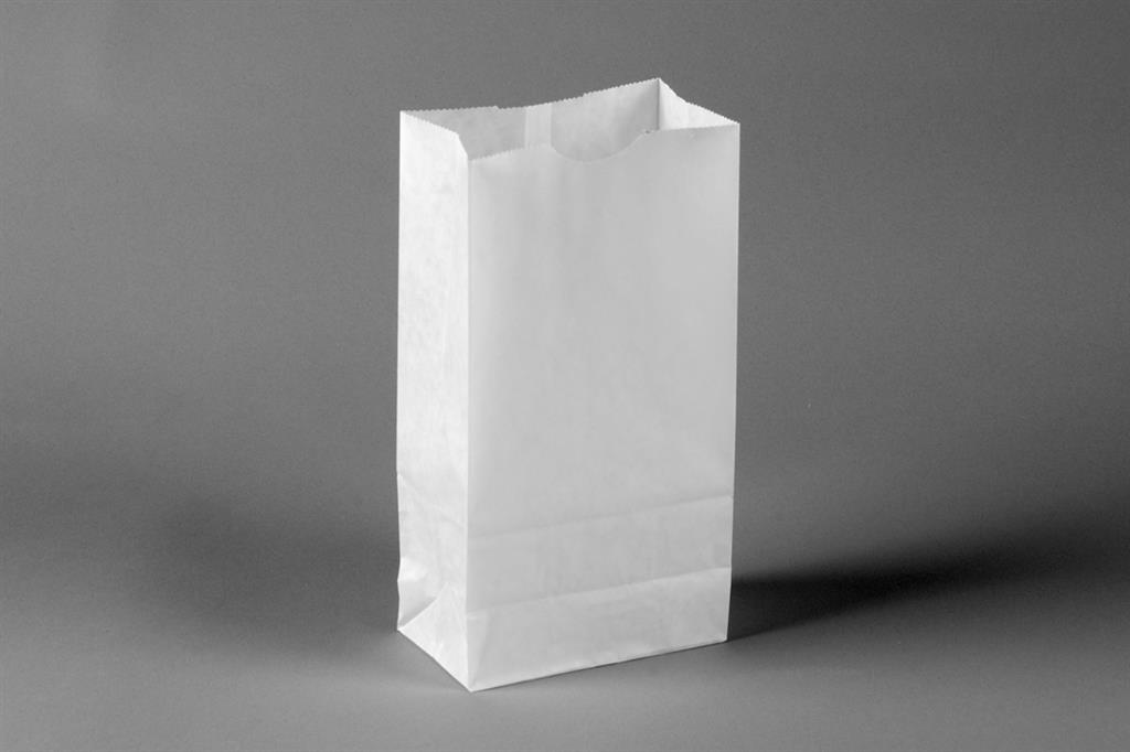 1413 - 4# WHITE WAXED BAKERY BAG 1000/CS 7X10 TIHI