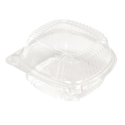 YCI8-1160 - 5-3/4X6X3 CLEAR HINGED CONTAINER 500/CS