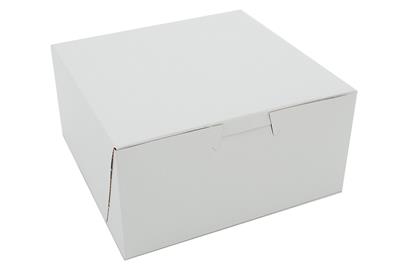 0905 6X6X3 WHITE BAKERY BOX 1PC L.C.  250/CS