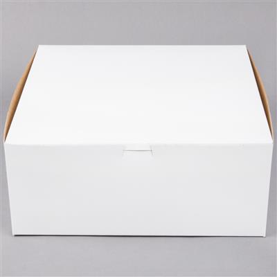 0987  12X12X5 WHITE BAKERY BOX 1PC L.C.  100/CS