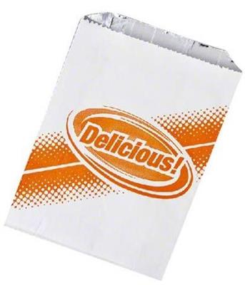 05A20 - 6 X 2 X 8 FOIL SANDWICH BAG "DELICIOUS" - 1000/CS