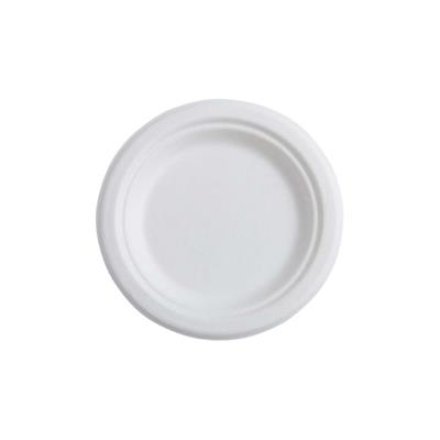 43RP07  7" ROUND BAGASSE PLATE  1000/CS