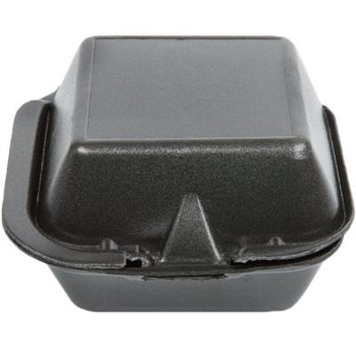 HP225(BLK) HARVEST MED SANDWICH 6X6X3.25 HINGED CONTAINER  400/CS