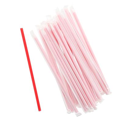 STNGT2290904 9" GIANT RED PAPER WRAPPED STRAW  24/300 7200/CS