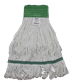 29202 - MD WHITE 4-PLY TUF/BLEND PLUS W/ SHRINK GUARD LOOPED END WET MOP 5" HB 12/CS