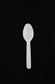 01590 NETCHOICE TASTER SPOON 4.5" MED WEIGHT WHITE PP 3000/CS