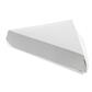 D148CLMW - WHITE TRIANGLE PIZZA CLAMSHELL
