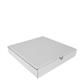 8PIZPL - 8" PLAIN WHITE CORRUGATED PIZZA BOX - 50/CS